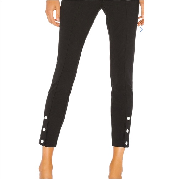 Rag & Bone Simone Snap Front Pant in Black - Picture 3 of 14